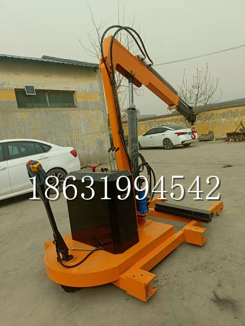 油尖旺区自卸车厢随车吊 自制轮式四不像起重机 四驱平板吊 5吨 贵盛