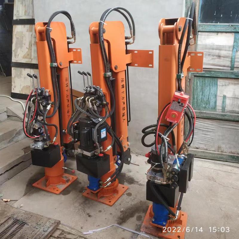 油尖旺区重汽蓝牌随车吊 3.2吨 国六动力强 液压驱动 农用自卸起重机